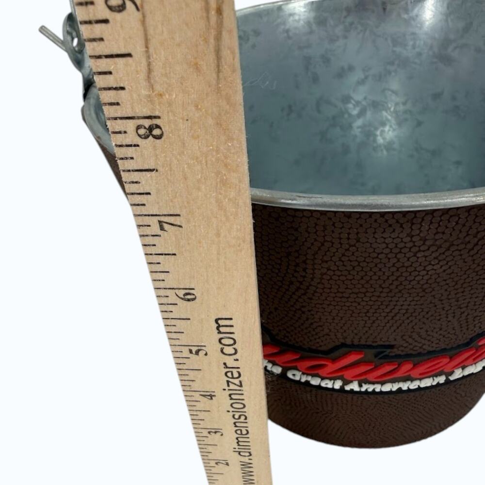 49ers Budweiser Beer Bucket NFL Tailgate Man Cave Bar Decor - Picture 8 of 8